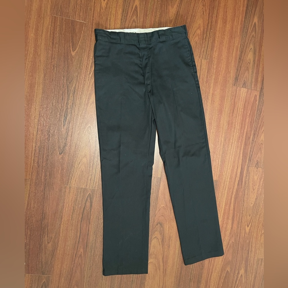 Vintage Dickies original 874 fit pants size 36 X 36 like new grey black
